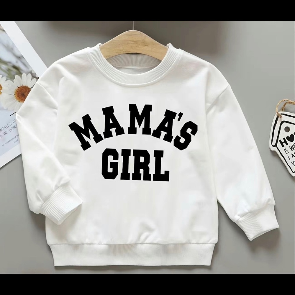 Girls long sleeve sweater shirt